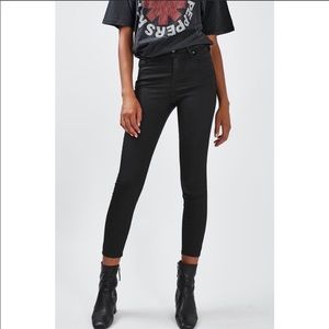 Topshop Jamie Coated Jeans